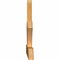 Ekena Millwork Richland Rough Sawn Timber Gable Bracket, Western Red Cedar, 72"W x 24"H x 2"D x 4"F, 8/12 Pitch GBW072X24X0204RIC00RWR - alternate 5
